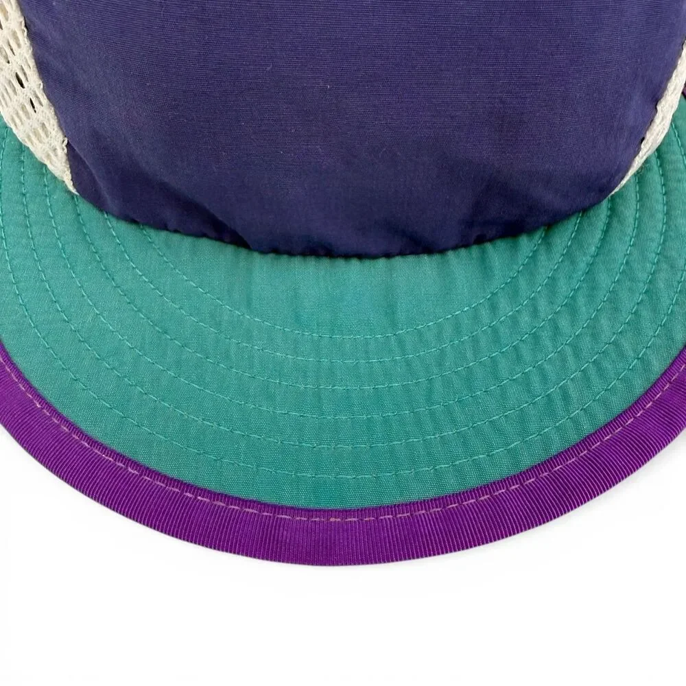 Vintage Patagonia Mesh Duckbill 5 Panel Cycling Running Hat USA Made Medium
